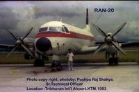 RAN-20 @ KTM - On 1983 I was A & C Technician of this aircraft. Photo taken at Tribhuvan Int'l Airport Kathmandu, Nepal. - by Pushpa Raj Shakya