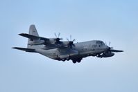 165737 @ KSC - KC-130 coming into KSC - by Roger Hunter