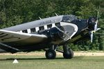 HB-HOS @ LFFQ - Junkers Ju-52-3m, Taxiing to parking area, La Ferté-Alais airfield (LFFQ) Air show 2012 - by Yves-Q