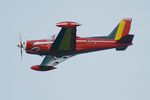 ST-03 @ LFFQ - SIAI SF-260M Marchetti, Red Devils, Belgium Aerobatic Team, La Ferté-Alais Airfield (LFFQ) Air show 2012 - by Yves-Q