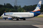 D-ASXG @ EDDL - SunExpress B738 lining-up - by FerryPNL