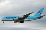 HL7611 @ EDDF - Landing of Korean Air A388 - by FerryPNL