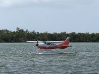 N16CJ - Landed in Johnson Bay on Isles of Capri outside my house on January 16, 2021.   I normally see boats, fishermen, kayaks, Greg-Orick dock builder barges, pelicans, anhingas, dolphin, but today a single-engine sea plane.   I thought I was in Alaska. - by Karen Wasserman