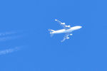 OE-IFM @ EGFH - Operated by ASL Airlines. East bound for Liege at 37000 feet. Seen from near Swansea Airport - by Roger Winser