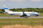 SP-ENW @ LFRB - Boeing 737-86J, Take off run rwy 07R, Brest-Bretagne airport (LFRB-BES) - by Yves-Q