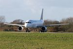 F-GRHQ @ LFRB - Airbus A319-111, U-Turn rwy 25L, Brest-Bretagne airport (LFRB-BES) - by Yves-Q
