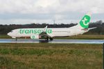 F-GZHA @ LFRB - Boeing 737-8GJ, Taxiing rwy 07R, Brest-Bretagne airport (LFRB-BES) - by Yves-Q