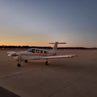 N2840K @ KMDQ - @ MDQ wanting for night. - by Cliff Mead