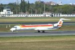 EC-JZV @ EDDT - Bombardier CRJ-900 (Canadair CL-600-2D24) of Iberia Regional / Air Nostrum at Berlin-Tegel airport - by Ingo Warnecke