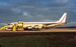 EL-AJO @ BLL - Billund 24.4.1988.Kabo Airlines - by leo larsen