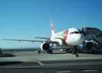 CS-TTS @ LPPD - Airbus A319-112 of TAP at Ponta Delgada airport, Sao Miguel / Azores
