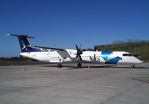 CS-TRF @ LPPD - De Havilland Canada DHC-8-402 Q400 (Dash 8) of SATA at Ponta Delgada airport, Sao Miguel / Azores - by Ingo Warnecke