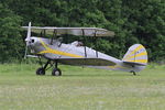 F-BCGQ @ LFFQ - Stampe-Vertongen SV-4A, Taxiing, La Ferté-Alais airfield (LFFQ) Air show 2016 - by Yves-Q