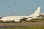PH-BGO @ EGSH - Leaving Norwich with all over white colour scheme. - by keithnewsome