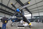 F-AZEG @ LFFQ - Vought F4U-5NL Corsair under restoration, La Ferté-Alais airfield (LFFQ) Air show 2016 - by Yves-Q