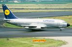 D-ABHX @ EDDL - Lufthansa B732 in silver - by FerryPNL