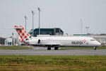 EI-FCB @ LFRB - Boeing 717-200, Taxiing to boarding ramp, Brest-Bretagne Airport (LFRB-BES) - by Yves-Q