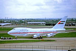 A6-SMR @ EGLL - A6-SMR   Boeing 747SP-31 [21961] (Dubai Air Wing) Heathrow~G 24/04/1993 - by Ray Barber