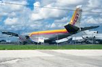 N730FW @ KMIA - Engineless Florida West B707 - by FerryPNL