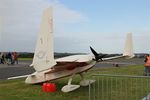 F-PJLB @ LFRU - Rutan Long-EZ, Static display, Morlaix-Ploujean airport (LFRU-MXN) air show 2019 - by Yves-Q