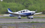 G-BOSE @ EGFH - Visiting Archer II. - by Roger Winser