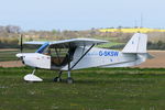 G-SKSW @ X3CX - Seen at Northrepps with the wheel spats removed from the main under carriage. - by Graham Reeve