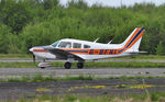 G-BFNI @ EGFH - Resident PA-28 operated by Cambrian Flying Club. - by Roger Winser
