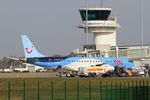 OO-TEA @ LFRB - Embraer 190LR, Boarding area, Brest-Bretagne airport (LFRB-BES) - by Yves-Q