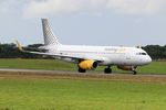 EC-MBT @ LFRB - Airbus A320-232, Taxiing rwy 25L, Brest-Bretagne airport (LFRB-BES) - by Yves-Q