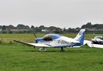 G-GORD @ EGBJ - G-GORD at Gloucestershire Airport. (parked up outside the Jet Age Museum) - by andrew1953