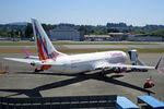 9Y-CAL @ KRNT - First 737 MAX 8 for Caribbean Airlines. - by Joe G. Walker