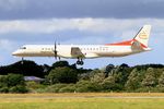 HB-IYI @ LFRB - Saab 2000, On final rwy 25L, Brest-Bretagne airport (LFRB-BES) - by Yves-Q