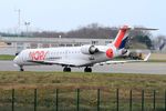 F-GRZH @ LFRB - Bombardier CRJ-702, Taxiing, Brest-Bretagne airport (LFRB-BES) - by Yves-Q