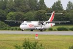 F-HOPA @ LFRB - ATR 72-600, Ready to take off rwy 25L, Brest-Bretagne airport (LFRB-BES) - by Yves-Q