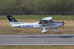 F-HTLV @ LFRB - Cessna 182T Skylane - Landing rwy 07R, Brest-Bretagne airport (LFRB-BES) - by Yves-Q