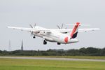 F-HOPA @ LFRB - ATR 72-600, Take off rwy 25L, Brest-Bretagne airport (LFRB-BES) - by Yves-Q