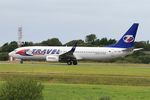 OK-TSE @ LFRB - Boeing 737-81D, Take off run rwy 25L, Brest-Bretagne airport (LFRB-BES) - by Yves-Q