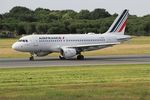F-GRHQ @ LFRB - Airbus A319-111, Taxiing rwy 07R, Brest-Bretagne airport (LFRB-BES) - by Yves-Q
