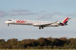 F-HMLA @ LFRB - Bombardier CRJ-1000EL NG, On final rwy 25L, Brest-Bretagne airport (LFRB-BES) - by Yves-Q