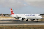 TC-LTE @ LMML - A321Neo TC-LTE Turkish Airlines - by Raymond Zammit