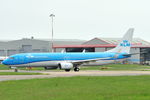 PH-BXP @ EGSH - Leaving Norwich for Amsterdam. - by keithnewsome