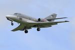 185 @ LFRJ - Dassault Falcon 10 MER, Short approach rwy 26, Landivisiau Naval Air Base (LFRJ) - by Yves-Q