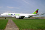 TC-ACM @ LOWL - ACT Airlines Boeing 747-400ER(F/SCD) - by Thomas Ramgraber