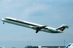 I-DAWH @ EHAM - Alitalia MD82 taking-off - by FerryPNL