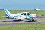 G-BSVB @ EGSH - Leaving Norwich. - by keithnewsome