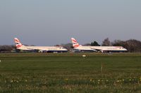 UNKNOWN @ EGSH - G-LCYR & G-LCYS seen stored at Norwich - by AirbusA320