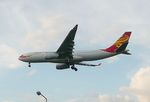 B-6118 @ EDDT - Airbus A330-243 of Hainan Airlies on final approach into Tegel airport