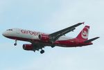 D-ABDW @ EDDT - Airbus A320-214 of airberlin on final approach into Tegel airport - by Ingo Warnecke
