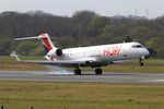 F-GRZJ @ LFRB - Canadair Regional Jet CRJ-702, Landing rwy 07R, Brest-Guipavas Airport (LFRB-BES) - by Yves-Q