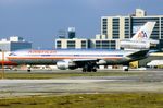 N128AA @ KLAX - American DC-10-10 lining-up - by FerryPNL